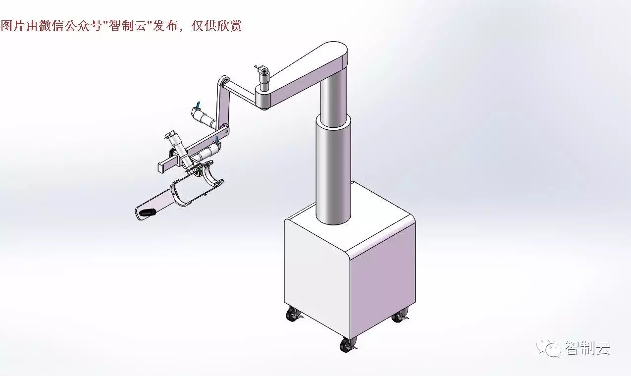 【机器人】简易七自由度康复机器人3D模型图纸 SolidWorks设计