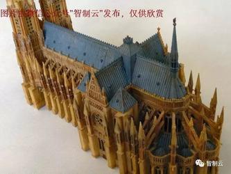 【3D打印】兰斯大教堂(Reims Cathedral Kitset)3D打印图纸 