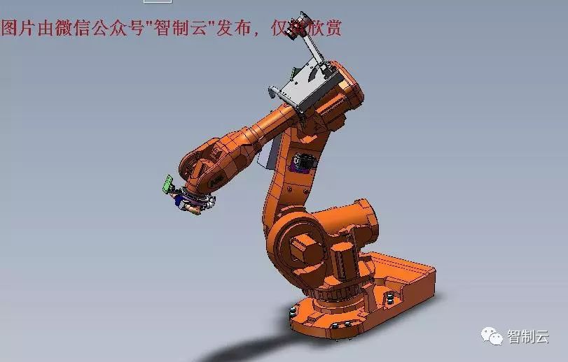 【机器人】180Kg六轴机械手(ABB IRB6600)3D模型 SolidWorks设计数模