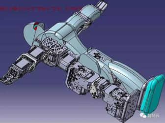 【机器人】Robosavvy人形机器人(仿人)3D模型图纸 catia设计