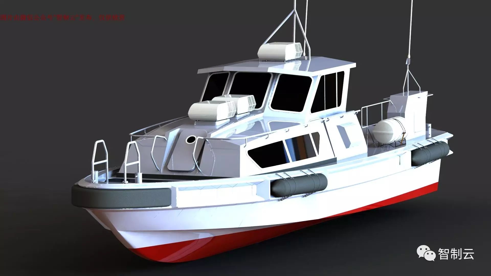 【海洋船舶】Damen Stan 1605巡逻艇三维建模图纸 solidworks设计 