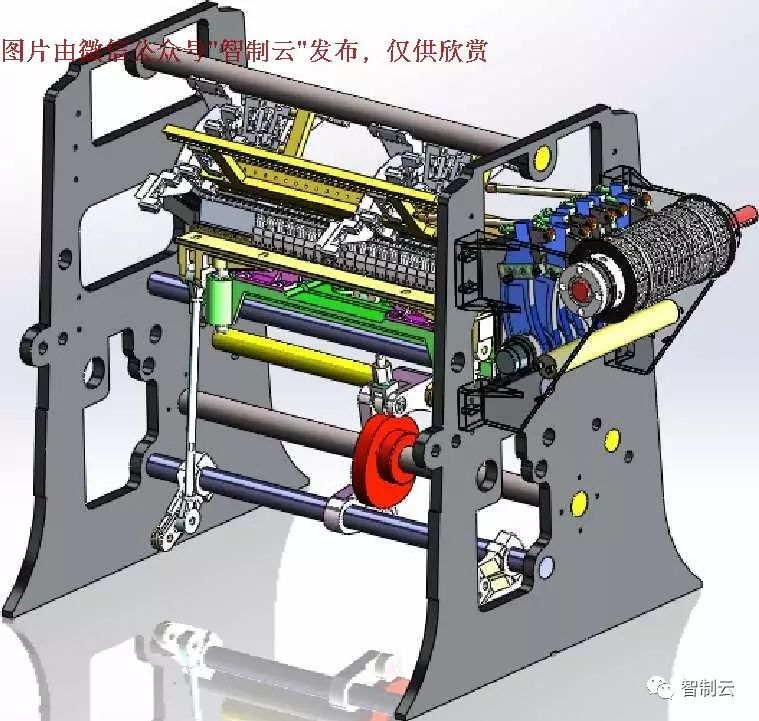 【非标数模】自动化经纬网编织机3D模型 UG(NX)设计