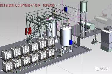 【工程机械】生物柴油钻井液生产设备3D模型 UG(NX)设计