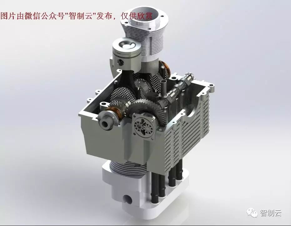 【发动机电机】Volkswagen Beetle马达模型3D测绘图纸 solidworks设计 