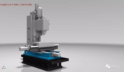 【工程机械】7132铣钻床3D模型设计参考 Inventor建模