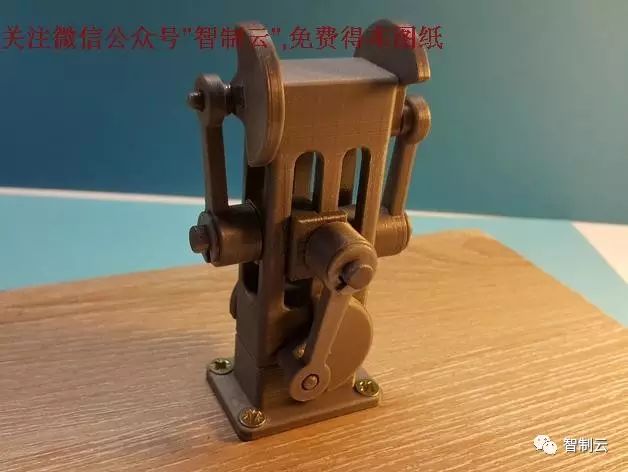 【3D打印】简易双曲柄连杆机构3D打印图纸 STL格式