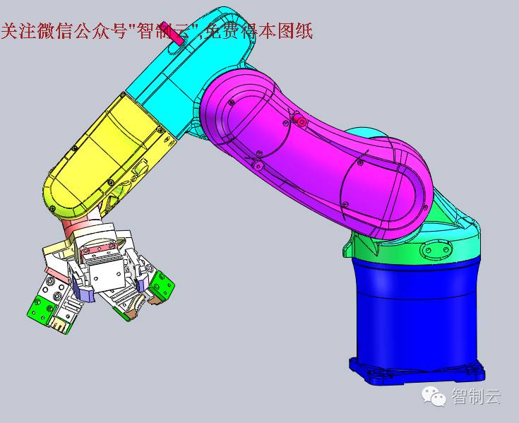【机器人】VS-G系列六轴机器人3D模型(无内部结构) SolidWorks设计 附step