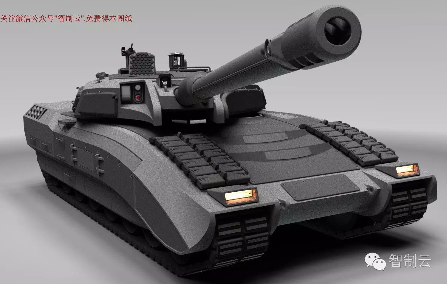 【武器模型】Leopard iii prot坦克三维建模图纸 Inventor设计 