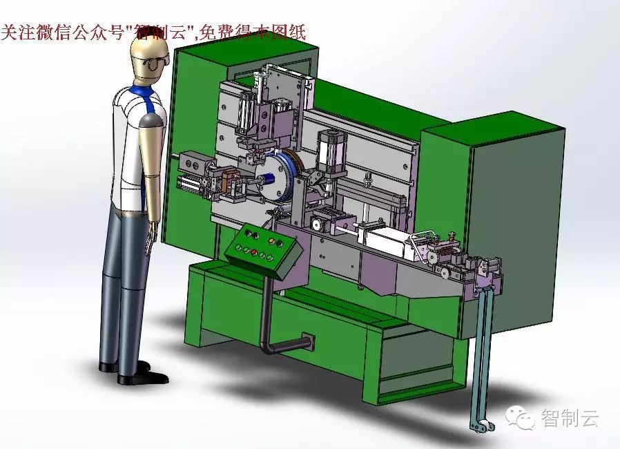 【工程机械】精密五轴加工中心三维建模图纸 solidworks设计