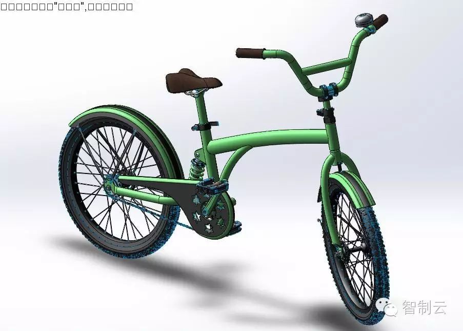 【其他车型】孩子专用自行车三维建模图纸 solidworks设计