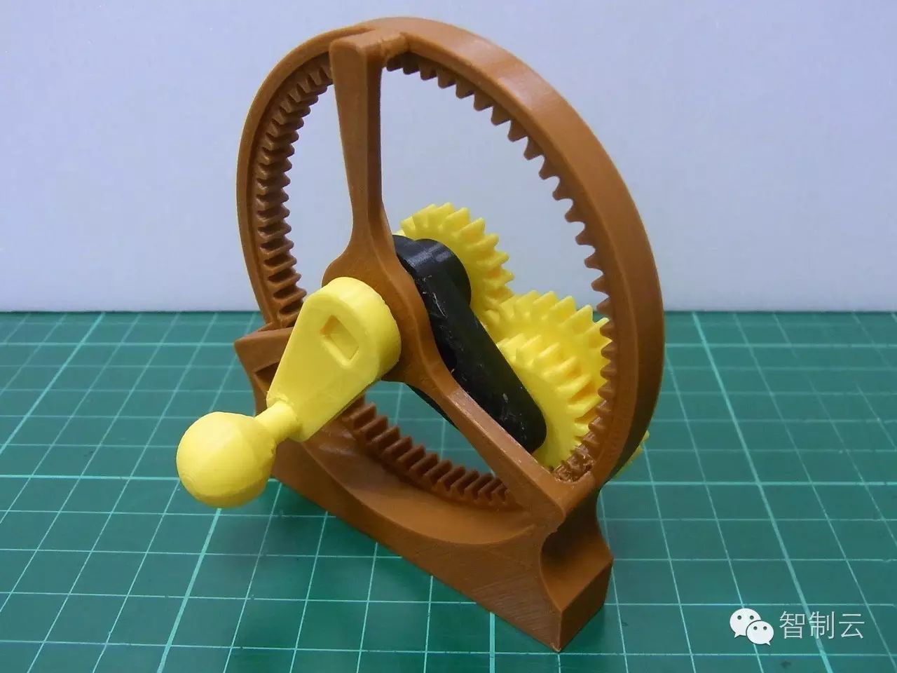 【3D打印】简易行星齿轮传动机构3D打印图纸 STL格式