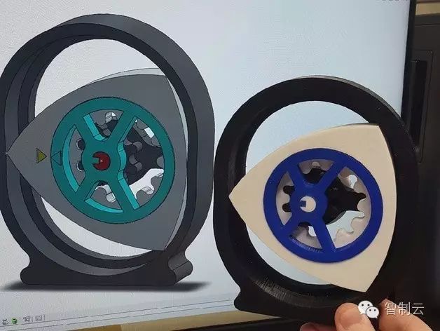 【3D打印】汪克尔转子引擎原理结构3D打印图纸 stl格式