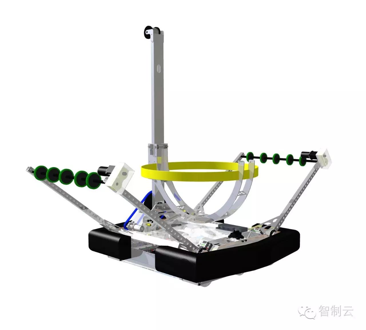 【机器人】FRC2014 3467号机器人车三维建模图纸 stp格式
