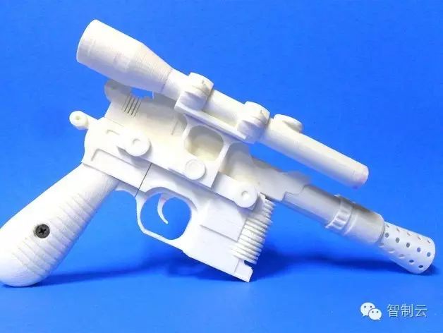 【3D打印】星球大战Han Solo的武器模型3D打印图纸 stl格式