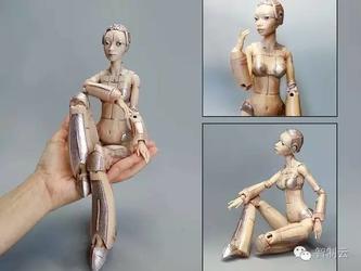 【3D打印】穿线女性机器人Robotica造型3D打印图纸 STL格式
