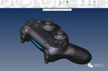 【生活艺术】PlayStation 4专用DualShock 手柄控制器3D图纸 