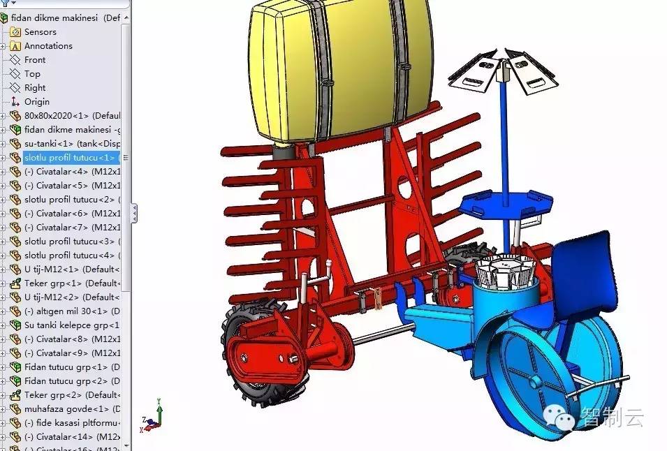 【农业机械】农业机械设计图纸 SolidWorks建模 IGS格式 农机设备设施设计图