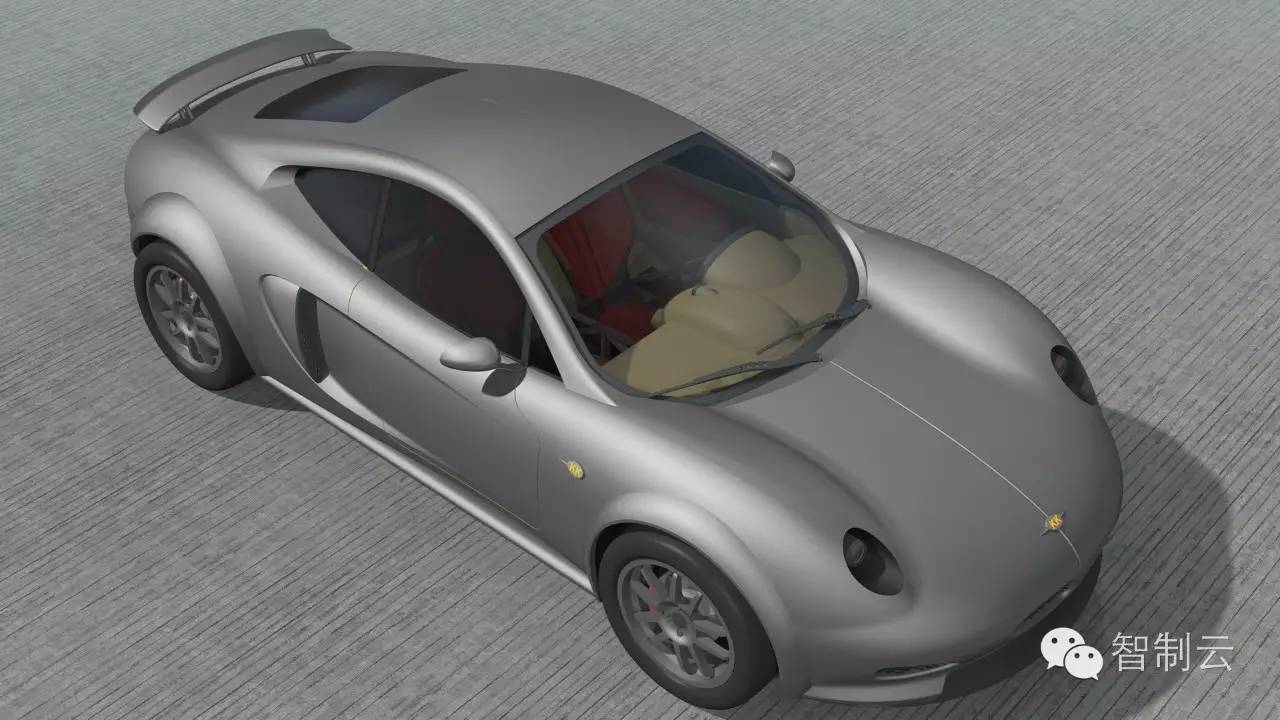 【汽车轿车】KOLTMAN EV跑车造型三维建模图纸 obj格式