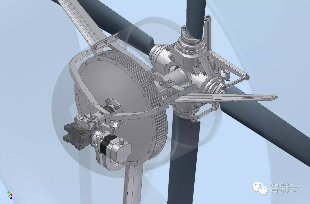 【海洋船舶】气垫车专用可变螺距螺旋桨3D图纸 stp格式