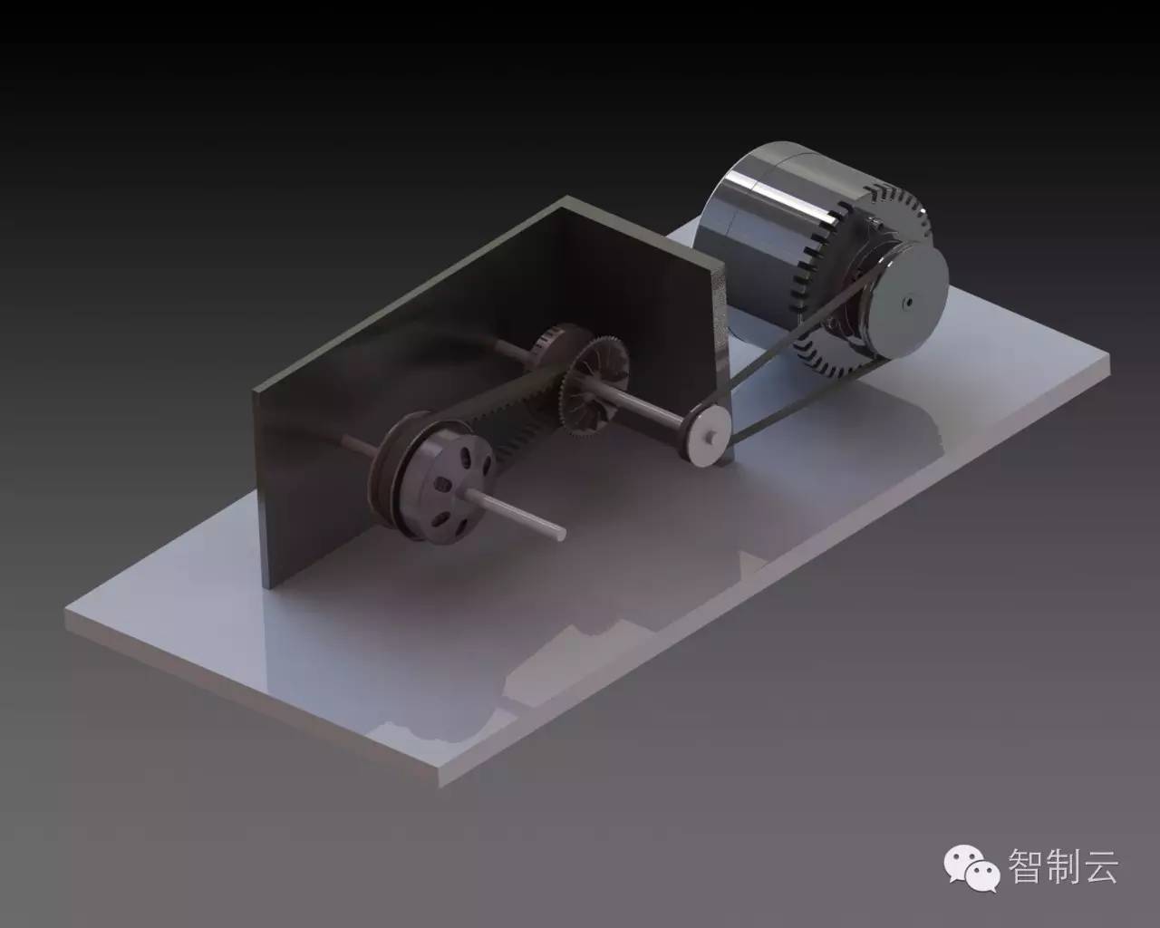 【差减变速器】Honda CVT结构测试模型3D图纸 solidworks设计