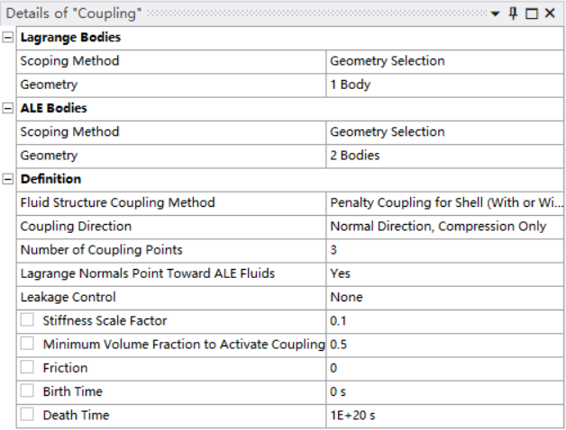 Workbench LSDYNA的bullet入水流固耦合计算的图3