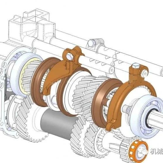 【差减变速器】Rover-P4变速箱内部结构3D图纸 CATIA设计