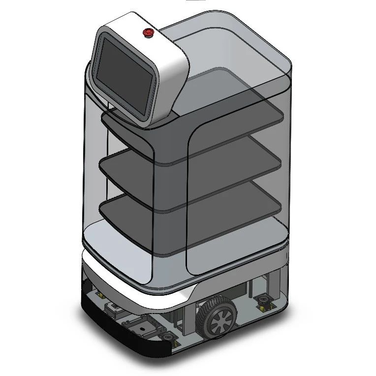 【机器人】AUTONOMOUS MOBILE ROBOT自主移动机器人3D图纸