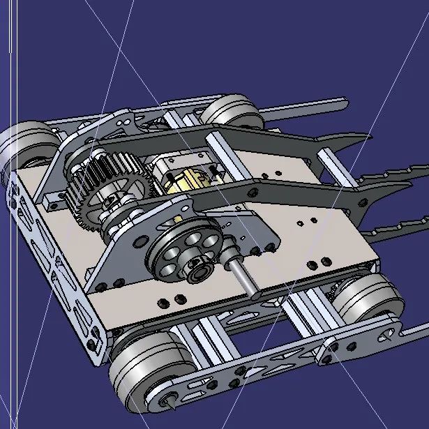 【机器人】Nyx Algos Bots武术战斗机器人车3D图纸 STEP格式
