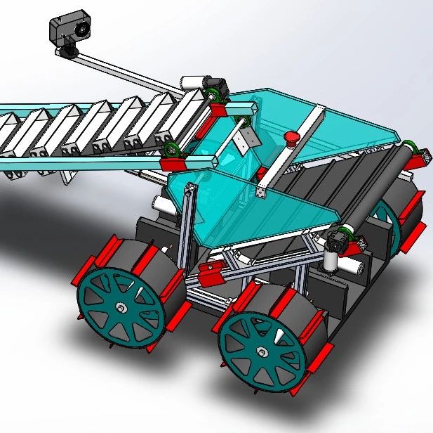 【机器人】采矿机器人3D数模图纸 Solidworks设计