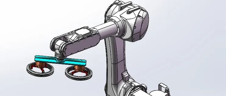 【机器人】全自动抓手机械手机器人3D数模图纸 Solidworks设计 附STP