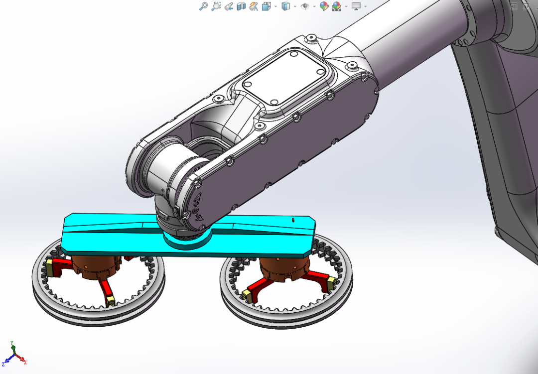 【机器人】全自动抓手机械手机器人3d数模图纸 Solidworks设计 附stp Solidworks 机器人 仿真秀干货文章