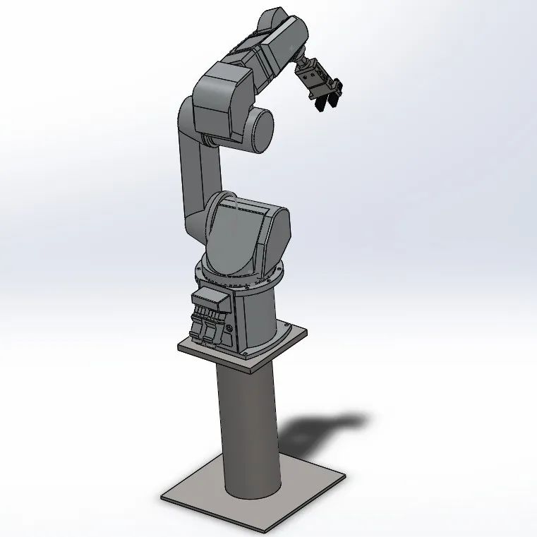 【机器人】三菱6SQ系列工业机器人3D模型图纸 Solidworks设计