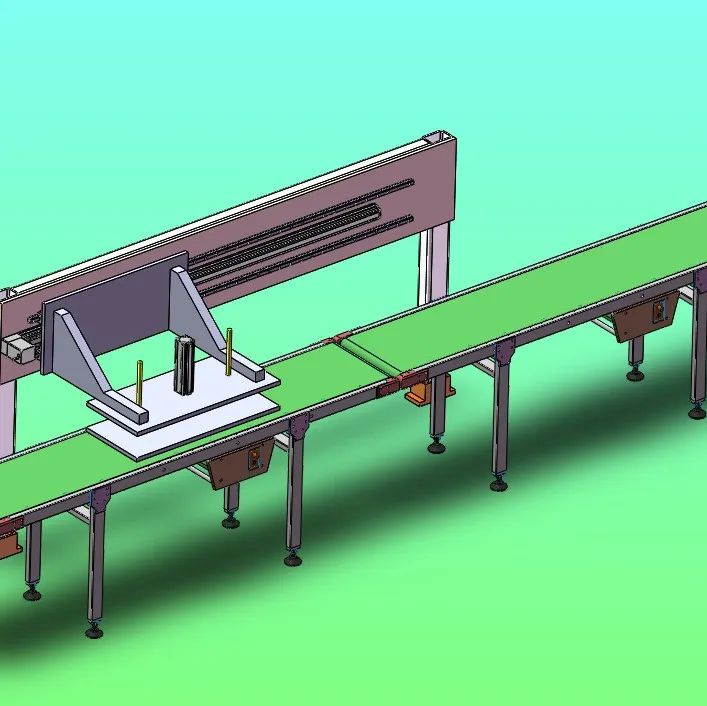 【工程机械】流水线压膜机3D数模图纸 Solidworks设计 附STEP