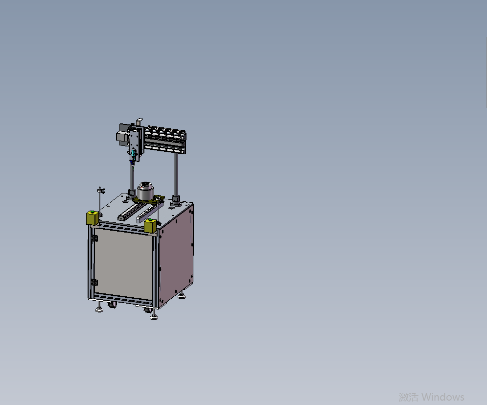 【非标数模】塑封电机端盖铆压后涂胶机3d数模图纸 Solidworks设计 附x T Igs Solidworks 电机 仿真秀干货文章