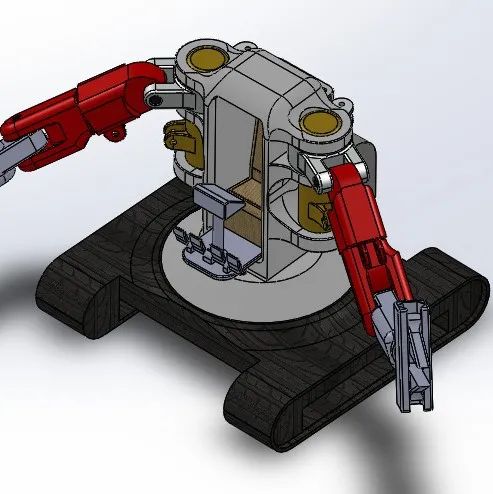【机器人】蠢萌的小机器人3D模型图纸 Solidworks设计
