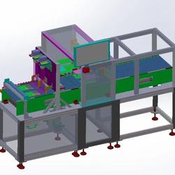【非标数模】液晶面板AOI检测机3D数模图纸 Solidworks设计