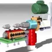 【工程机械】钻头调整机构3D模型图纸 STP格式