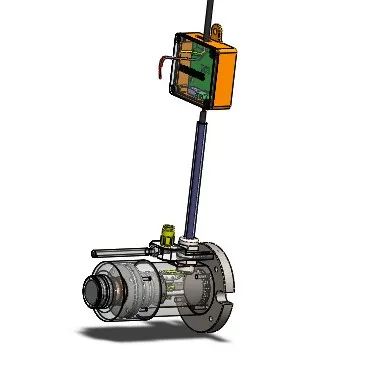 【工程机械】全自动对刀仪3D数模图纸 Solidworks设计