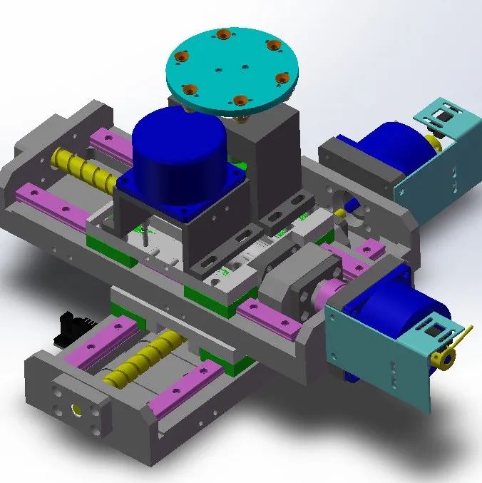 【工程机械】IC邦定机3D模型图纸 Solidworks设计 附STP