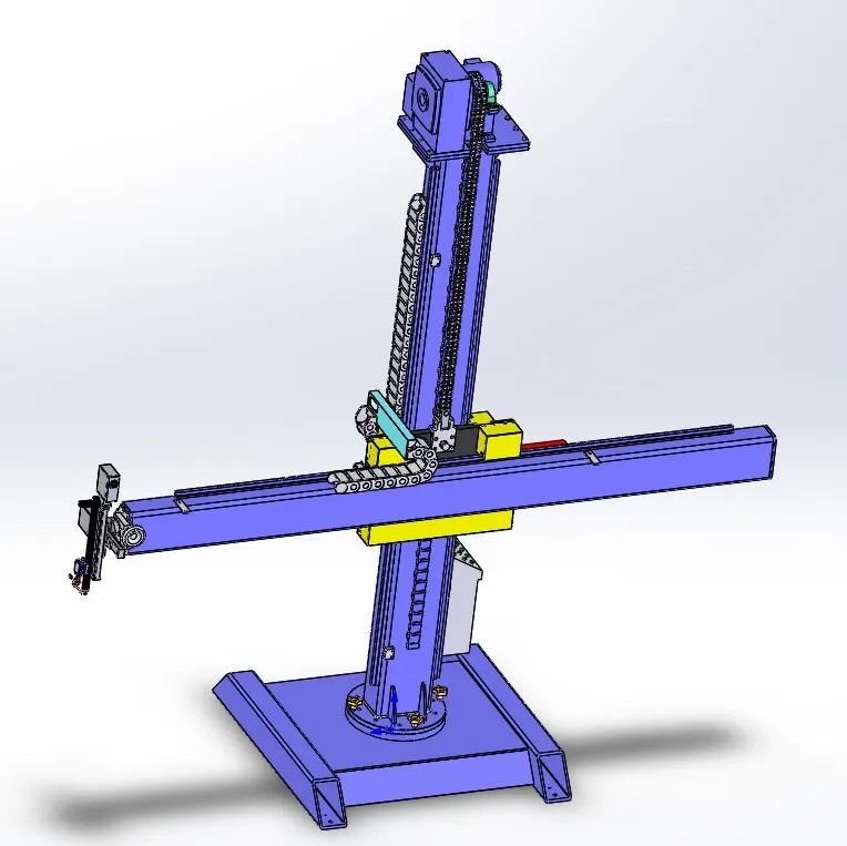 【工程机械】焊接操作机3D模型图纸 Solidworks设计