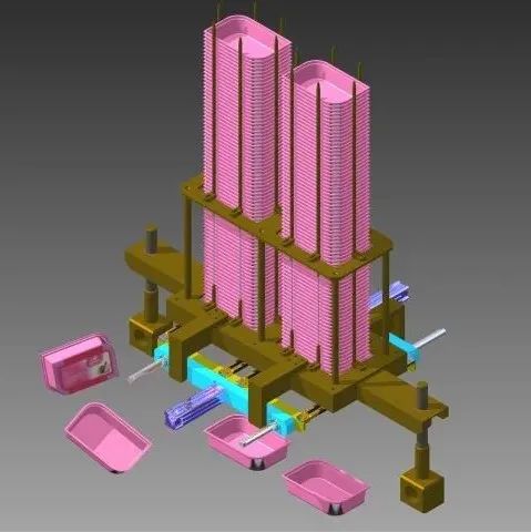 【工程机械】自动给料机容器3D模型图纸 STP格式