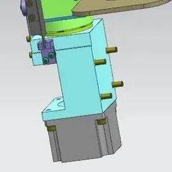 【非标数模】直线升降台3D模型图纸 Solidworks设计