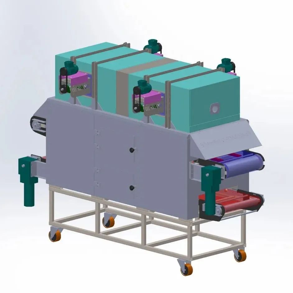 【工程机械】工业烘炉烘焙炉窑烘干室3D数模图纸 Cero5.0设计