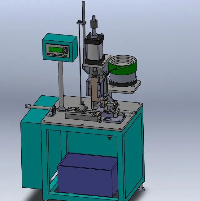 【非标数模】自动叠铆机3D模型图纸 Solidworks设计