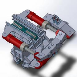 【工程机械】防侧滑控制系统（SW设计）3D模型图纸 Solidworks设计