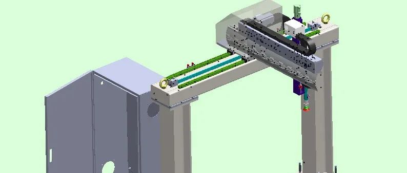 【工程机械】四轴直交机械手3D数模图纸 Solidworks设计 附STEP