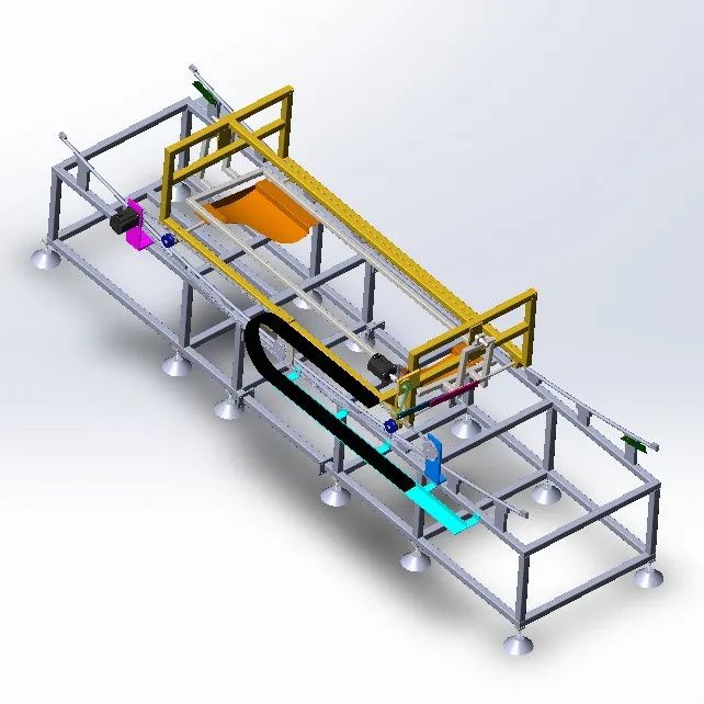 【工程机械】古筝烘烤机3D数模图纸 Solidworks设计 附STEP