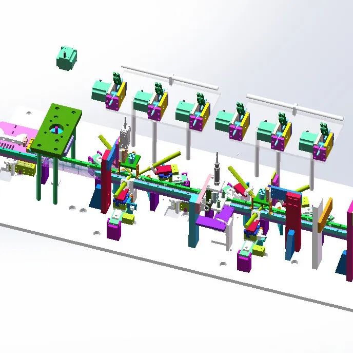 【工程机械】焊压敏机 焊锡机3D数模图纸 Solidworks设计
