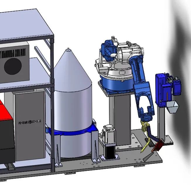 【工程机械】焊接地轨机器人模组3D数模图纸 Solidworks设计