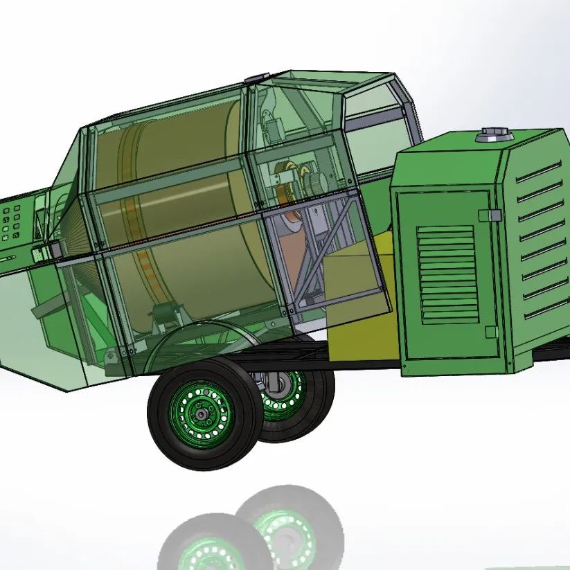 【工程机械】沥青路面联合修路机（沥青坑洼修理机器）3D模型图纸 STEP格式